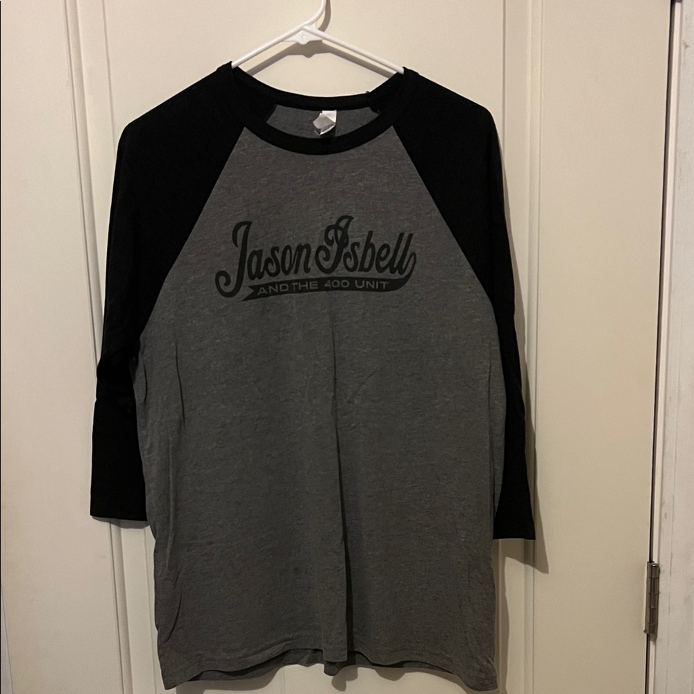 Bella Canvas Black and Gray Long Sleeve Tee